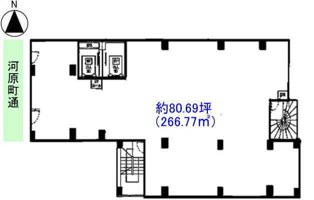 古城ビル/貸 店舗/テナント 京都/賃貸 物件